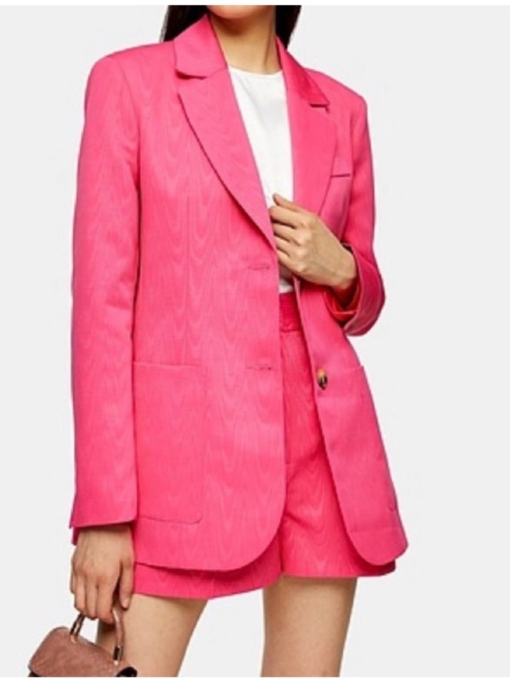 TopShop Moire Grandad Blazer